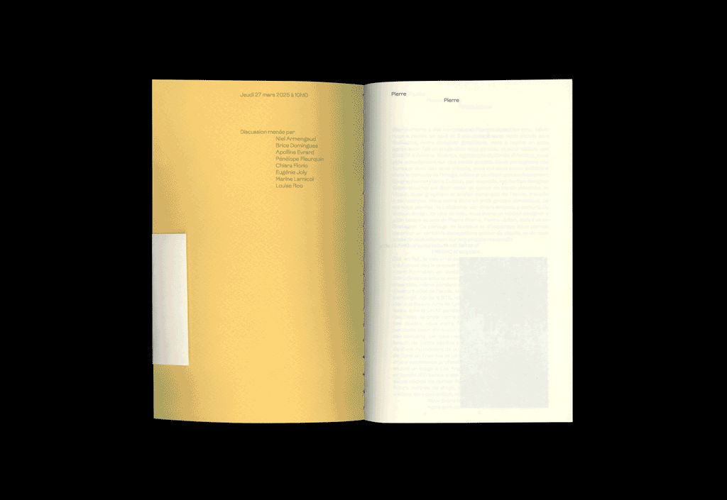 entretiens avec designers
